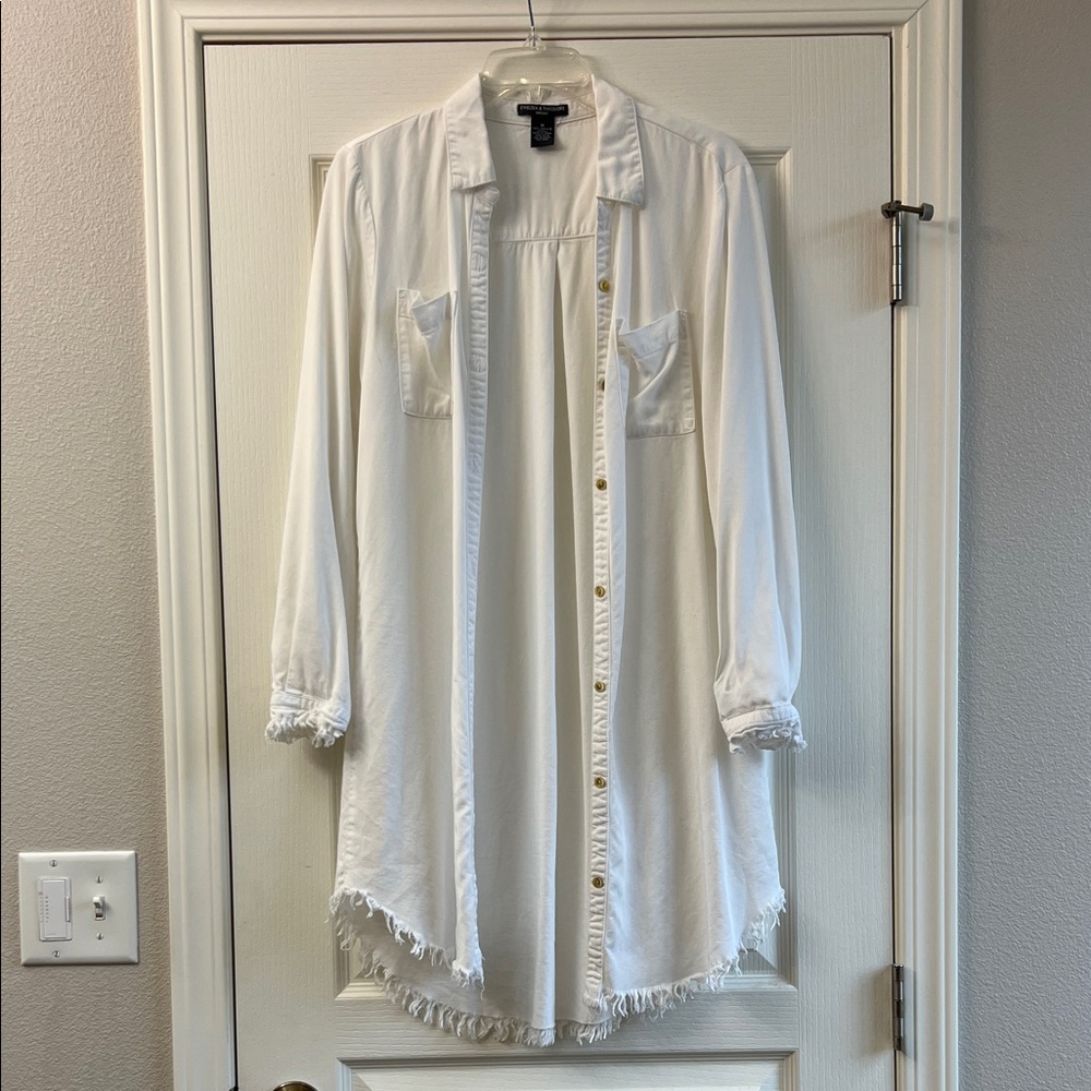 Chelsea & Theodore White Casual Jacket
